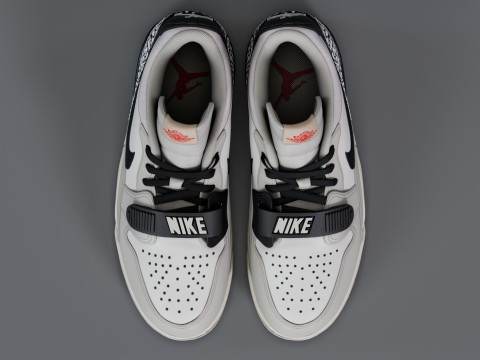 Air Legacy 312 Low Lands in Tech Grey Modello 3D