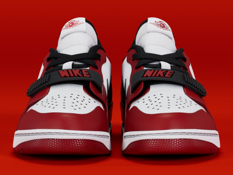 Air Legacy 312 Low Chicago Red Modelo 3D