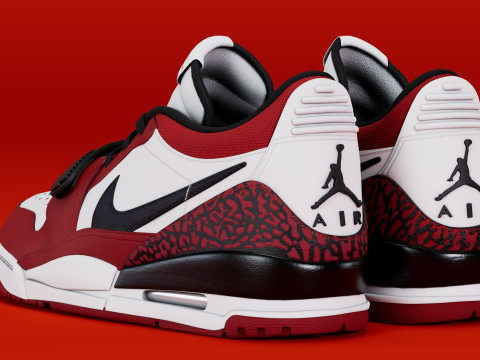 Air Legacy 312 Low Chicago Red Modelo 3D
