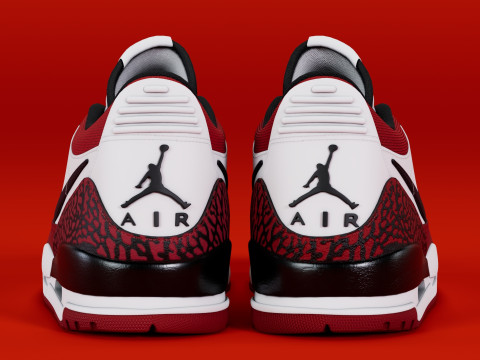 Air Legacy 312 Low Chicago Red Modelo 3D