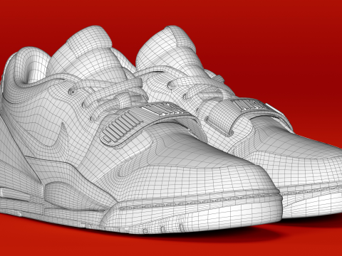 Air Legacy 312 Low Chicago Red Modelo 3D