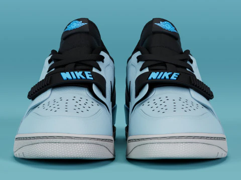 Air Legacy 312 Low Pale Blue 3D Model