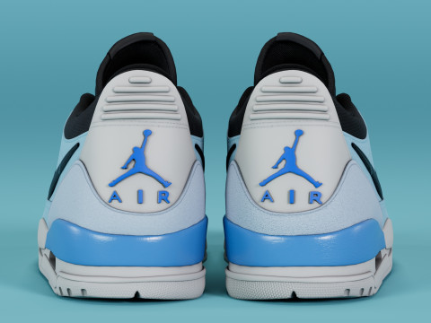 Air Legacy 312 Low Pale Blue Modelo 3D