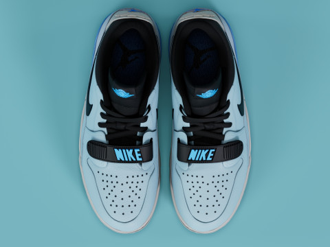 Air Legacy 312 Low Pale Blue Modelo 3D