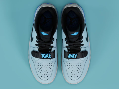 Air Legacy 312 Low Pale Blue 3D Model