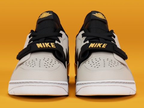 Air Legacy 312 Low Pale Vanilla 3D 모델