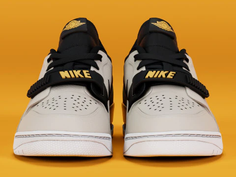 Air Legacy 312 Low Pale Vanilla 3D Model