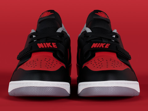 Air legacy 312 low Bred Cement 3D-Modell
