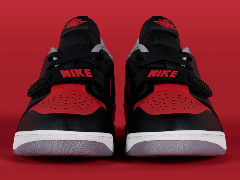 Air legacy 312 low Bred Cement 3D Model