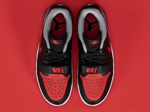 Air legacy 312 low Bred Cement 3D-Modell