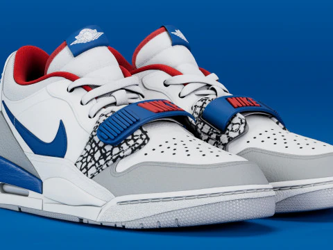 Air Legacy 312 True Blue 3D Model