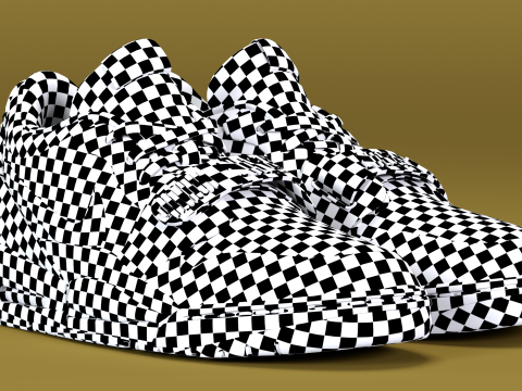 Air Legacy 312 Low Golden Moss Alligator Modelo 3D