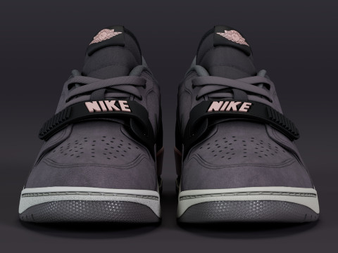 Air Legacy 312 Low Gunsmoke Coral Stardust 3D Модель