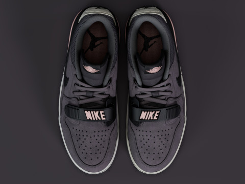 Air Legacy 312 Low Gunsmoke Coral Stardust 3D Модель