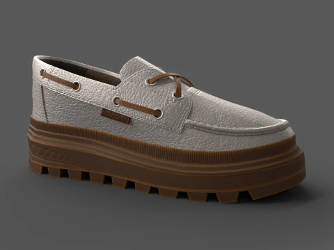 Ray City EK Boat Shoes Sliver 3D Model