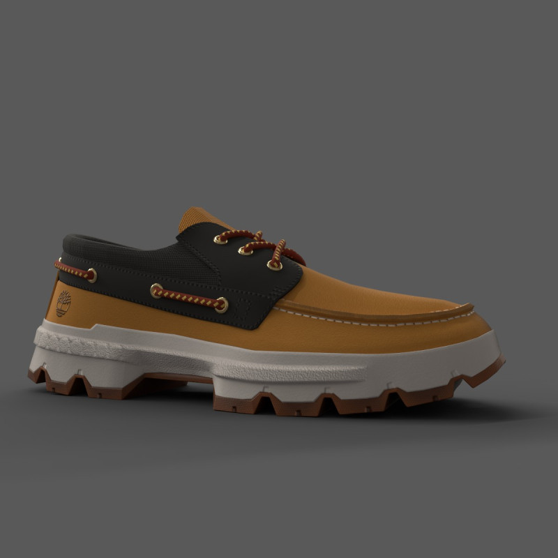 France Ultra Oxford Boat Shoes 3D Model .c4d .max .obj .3ds .fbx .stl .blend 