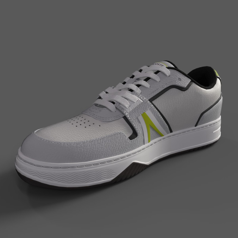 Leather Sneakers Light Grey White Modèle 3D .c4d .max .obj .3ds .fbx .stl .blend 