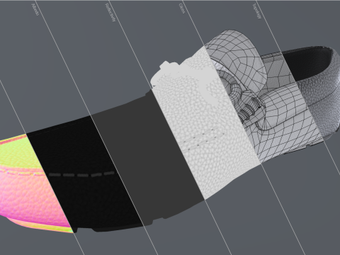 Theme Bit Detail Driver-Black 3D Model
