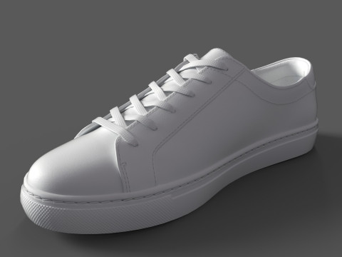 Kam Sneaker White 3D-Modell
