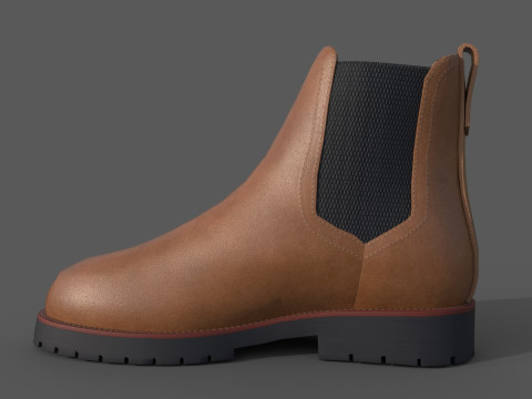 The Boudica Oak - Shoes 3D Model