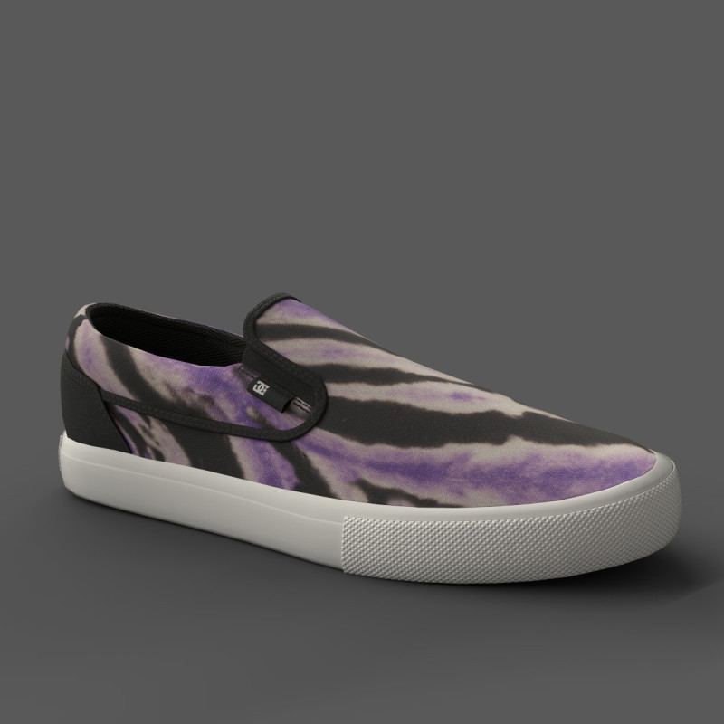 DC Black Sabbath Shoes 3D Model .c4d .max .obj .3ds .fbx .stl .blend 