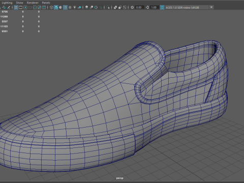 DC Black Sabbath Shoes 3D Model