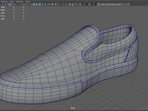 DC Black Sabbath Shoes 3D Model