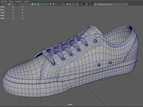 DC Black Sabbath Shoes 3D Model