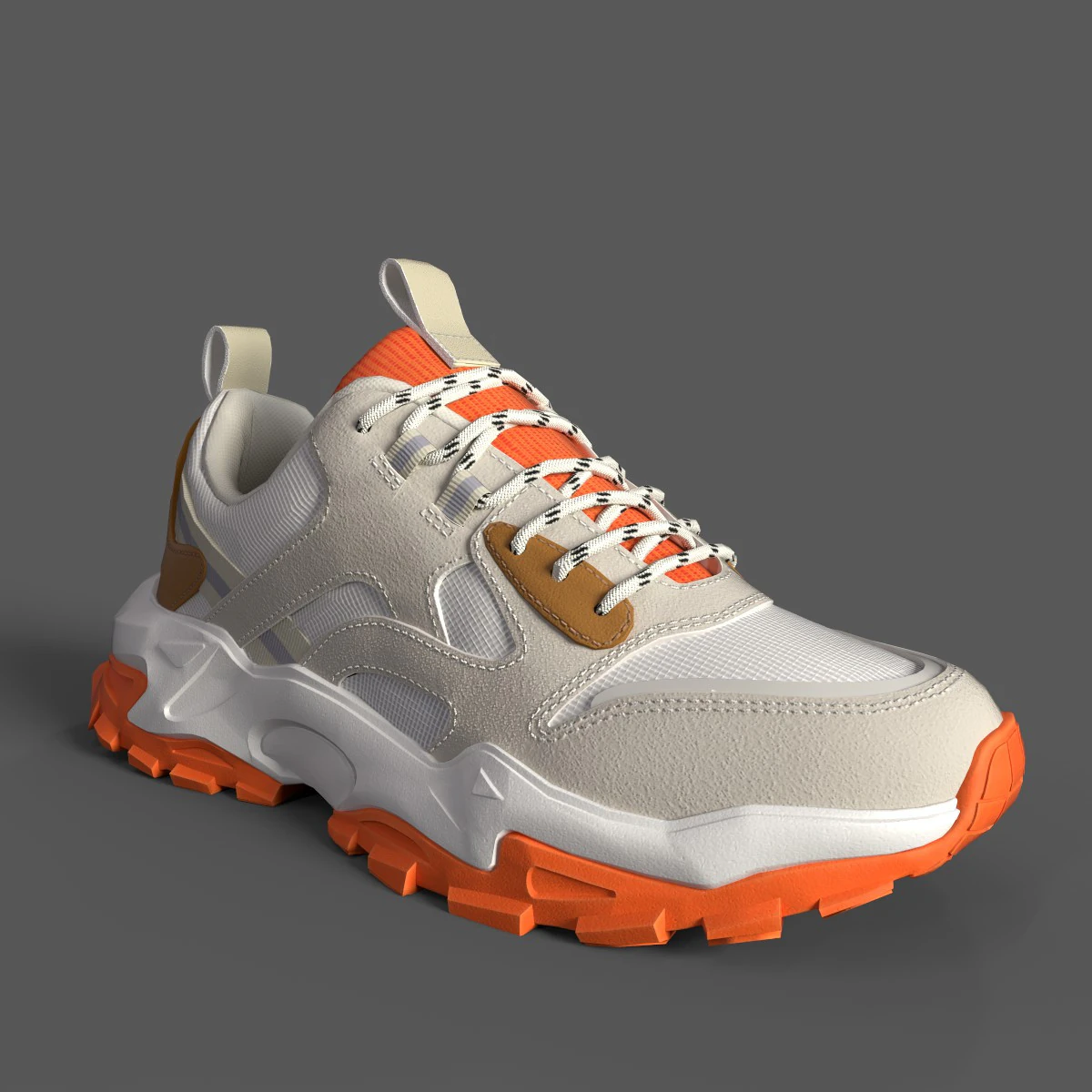 ASOS DESIGN Chunky Sneakers 3D Model .c4d .max .obj .3ds .fbx .stl .blend
