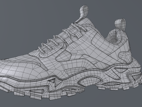 ASOS DESIGN Chunky Sneakers Model 3D