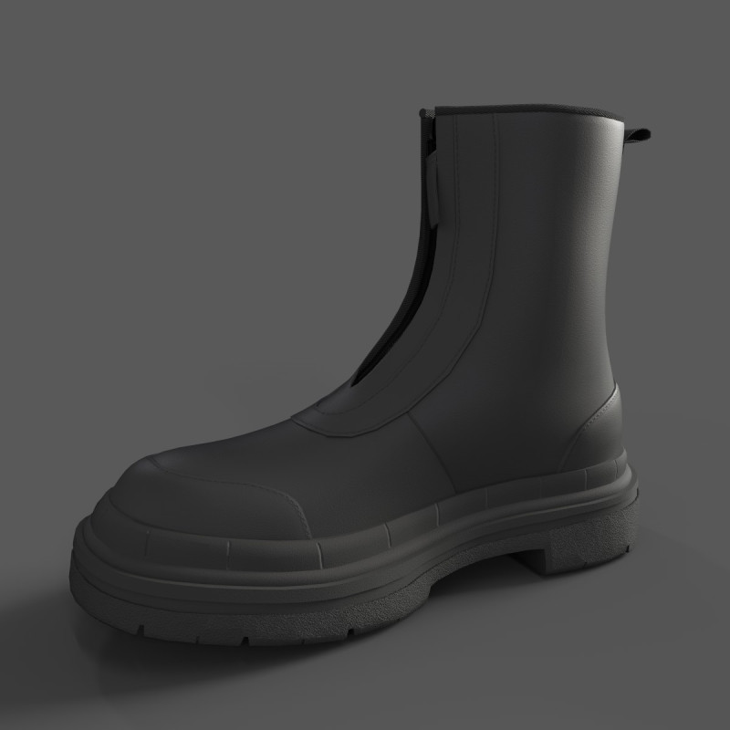 ASOS DESIGN Calf Boot Model 3D .c4d .max .obj .3ds .fbx .stl .blend