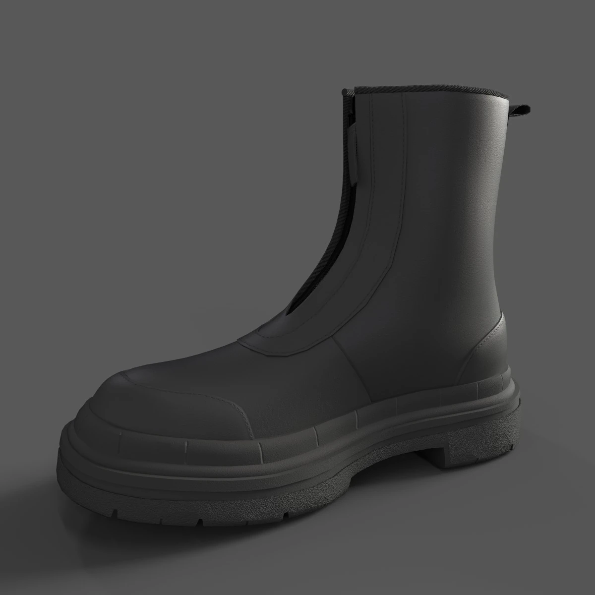 ASOS DESIGN Calf Boot 3D Model .c4d .max .obj .3ds .fbx .stl .blend 