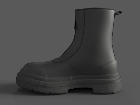 ASOS DESIGN Calf Boot Model 3D