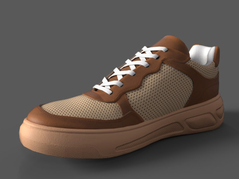 ASOS DESIGN Dixon Skater Sneakers Model 3D