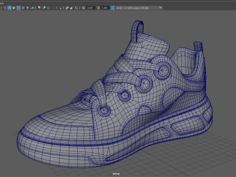 ASOS Duty Skate Sneakers-Beige 3D Model