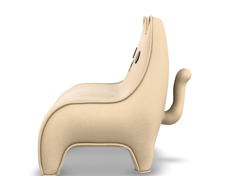 Cat Face Chair 2 3D मॉडल