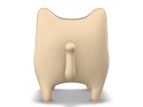 Cat Face Chair 2 Modello 3D