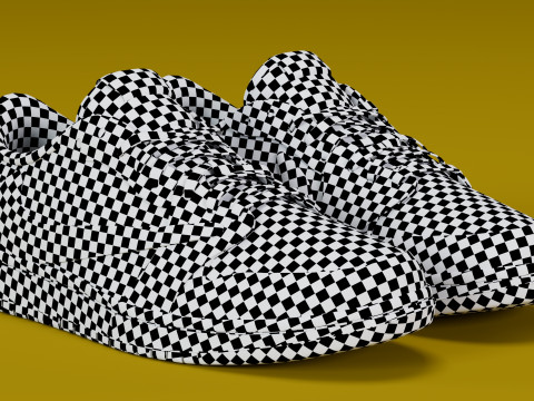 Travis Scott x Air Jordan Canary Yellow 3D Model