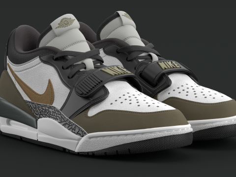 Air Legacy 312 Low Medium Olive 3D Model