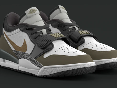 Air Legacy 312 Low Medium Olive 3D Модель