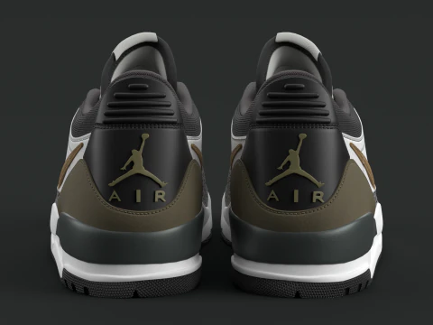 Air Legacy 312 Low Medium Olive 3D Model
