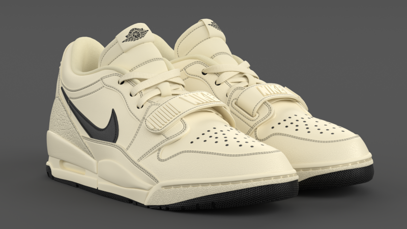 Air Legacy 312 Low Coconut Milk Modello 3D .c4d .max .obj .3ds .fbx .stl .blend 