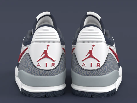 Nike Air Legacy 312 Low Midnight Navy 3D Model