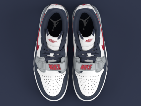 Nike Air Legacy 312 Low Midnight Navy 3D Model