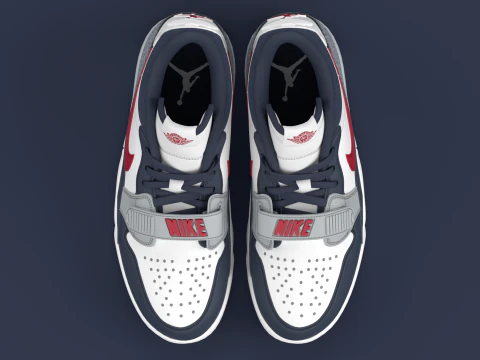 Nike Air Legacy 312 Low Midnight Navy 3D Model