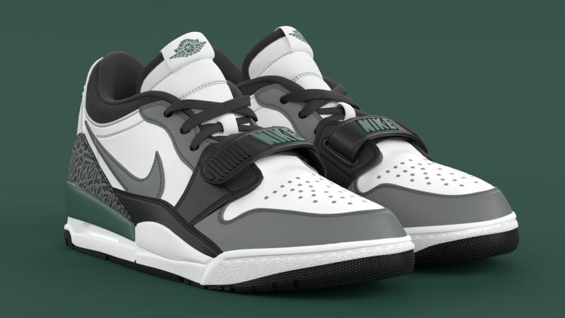 Air Legacy 312 Low Oxidized Green 3Dモデル .c4d .max .obj .3ds .fbx .stl .blend 