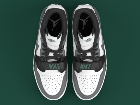 Air Legacy 312 Low Oxidized Green 3Dモデル