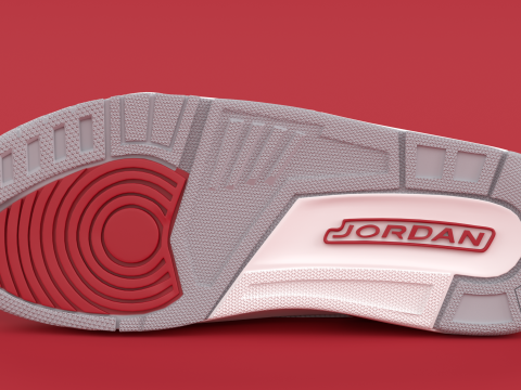 Air Legacy 312 Low Gym Red 3D Model