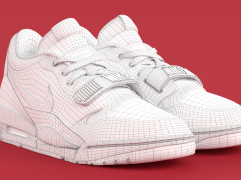 Air Legacy 312 Low Gym Red 3D Model