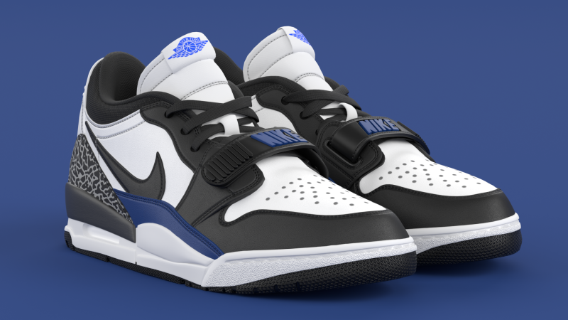 Air Legacy 312 Low Game Royal 3D Model .c4d .max .obj .3ds .fbx .stl .blend 